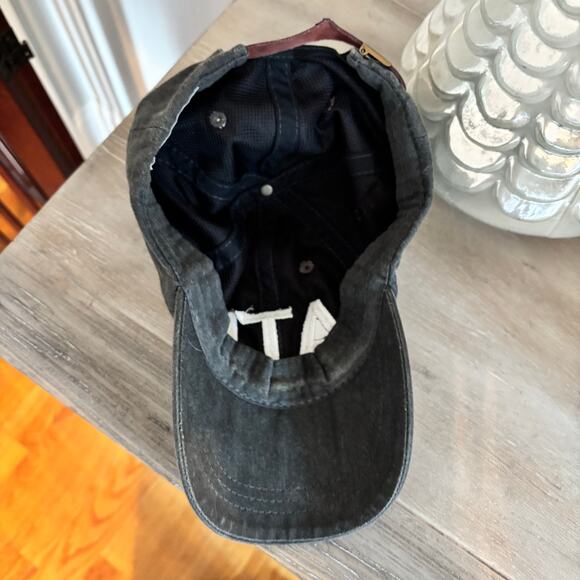 ATL Baseball Cap Womens Gray Hat Braves Falcons Atlanta United - Picture 2 of 5